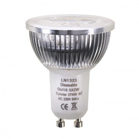 Ampoule LED EPI MR16 GU10 3x2W dimmable