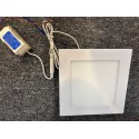 ENCASTRABLE 15W 2800 K  Carré 20/20 mm EP 14mm 900-1050 LM